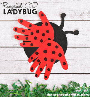 ladybug kid crafts - bug crafts for kids- insect #preschool #craftsforkids #kidscrafts