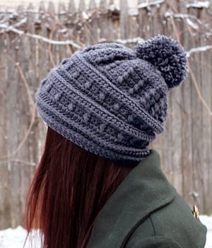 Crochet hat pattern - womens hat-  Make a winter hat - A Crafty Life #crochet #crochetpattern #crochethat